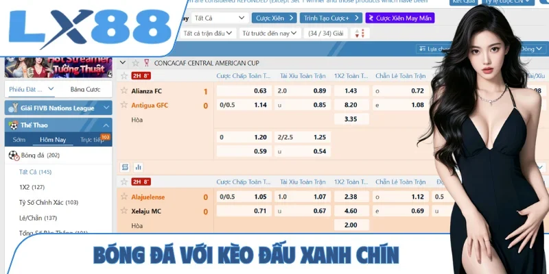 Bóng đá với kèo đấu xanh chín