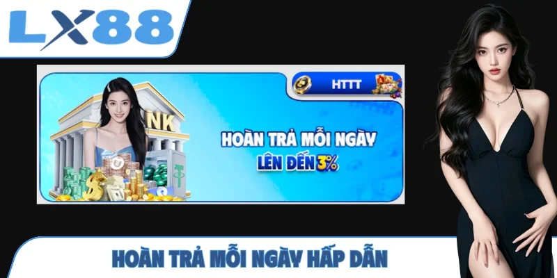 Hoàn trả mỗi ngày hấp dẫn