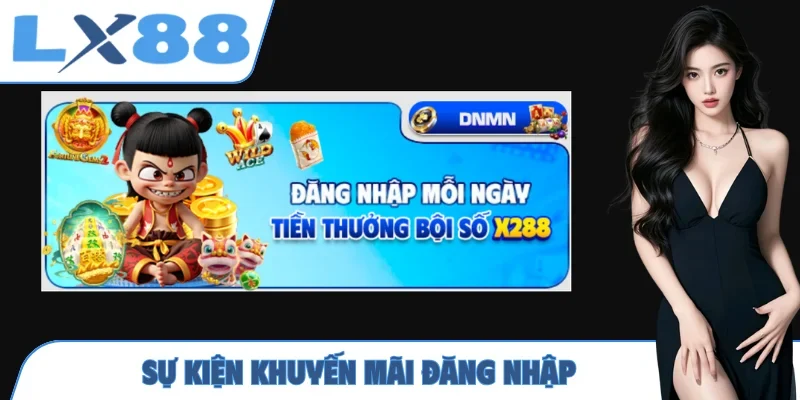 Sự kiện khuyến mãi đăng nhập