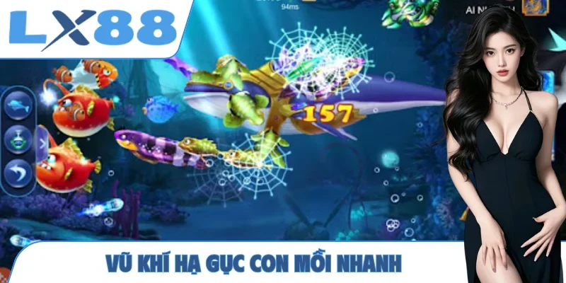 Vũ khí hạ gục con mồi nhanh